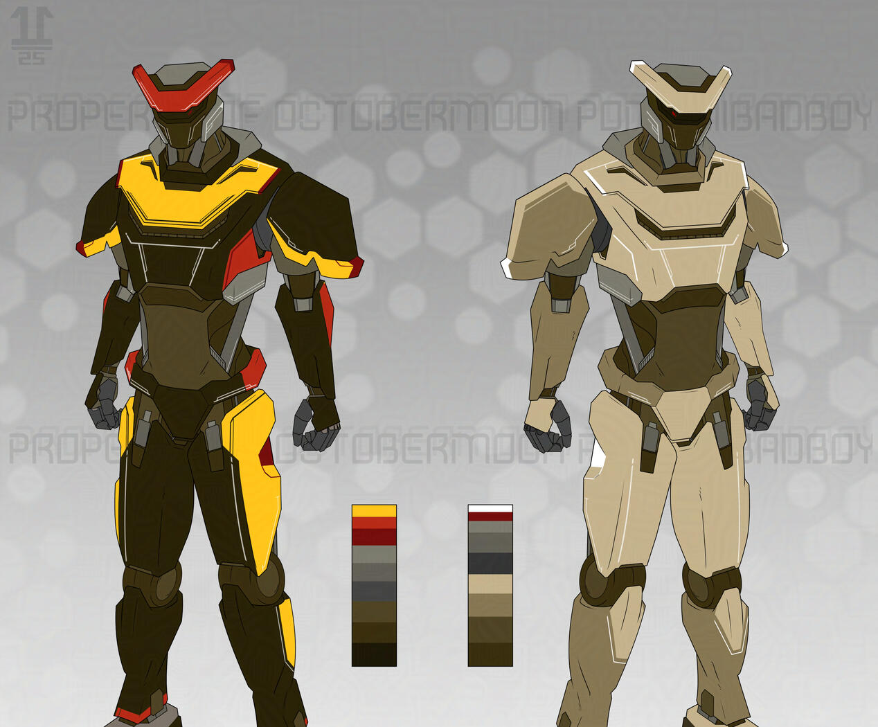 Ricochet &amp; Ghost - OC refs