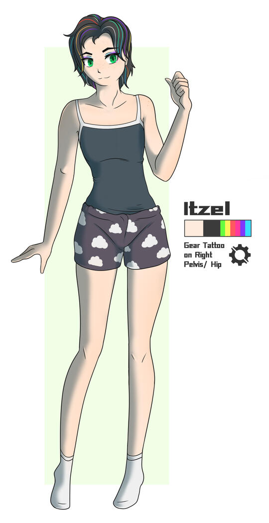 Itzel - 1st Shaded Human attempt